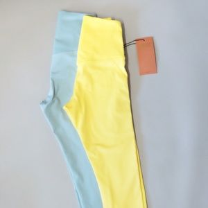 NWT 100% recycled, Girlfriend collective YELLOW